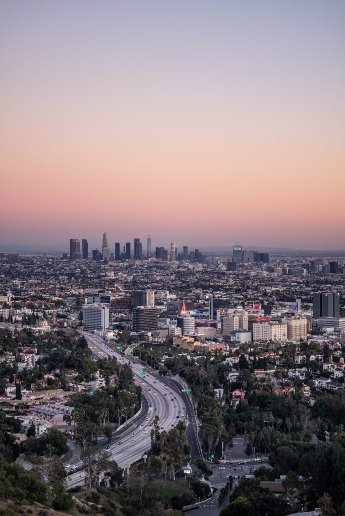 mulholland drive view