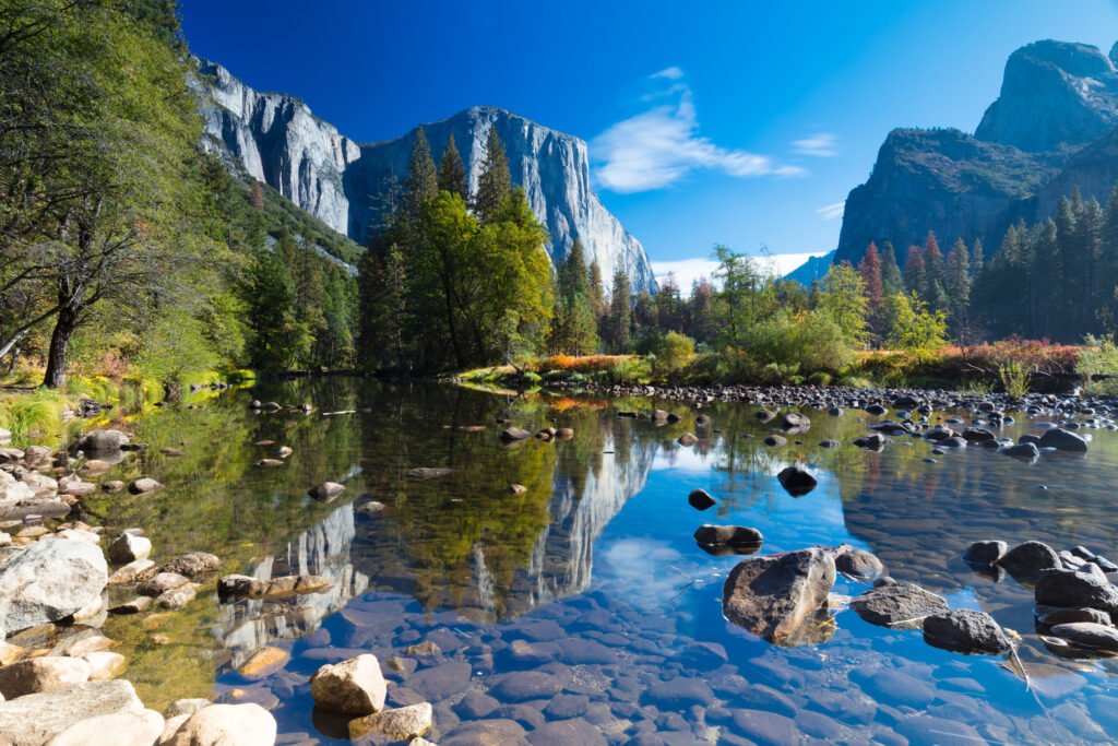 Yosemite Valley Morning View in the USA