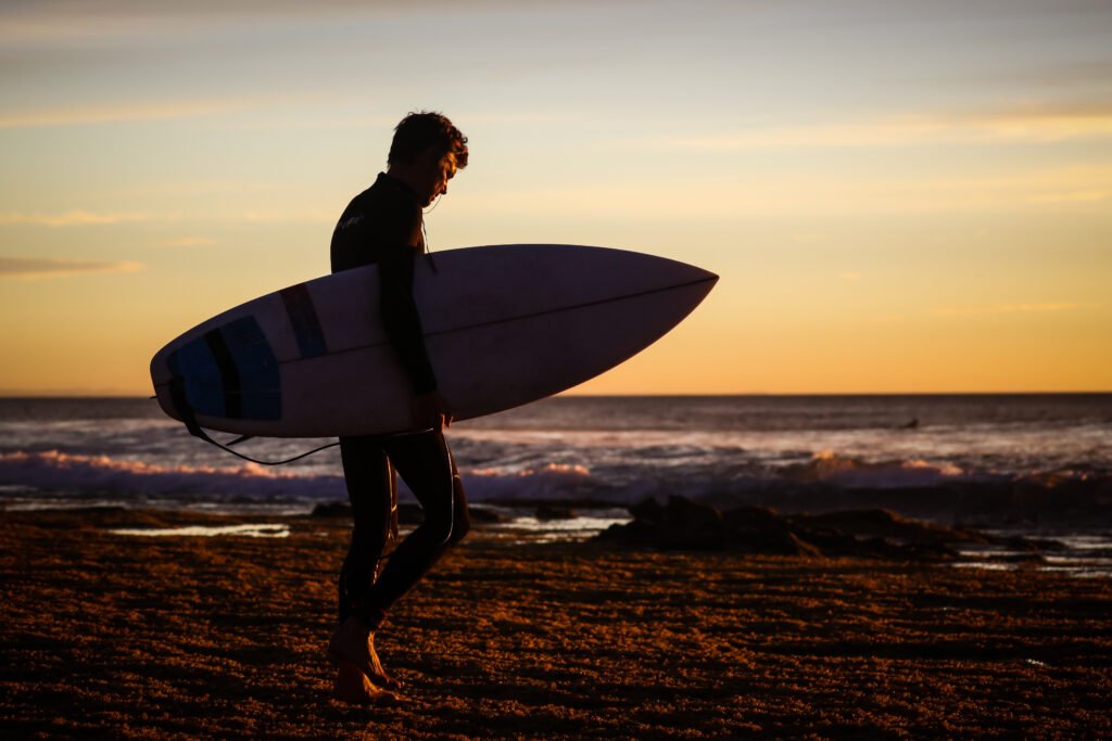 Bells Beach Surfer in Australia