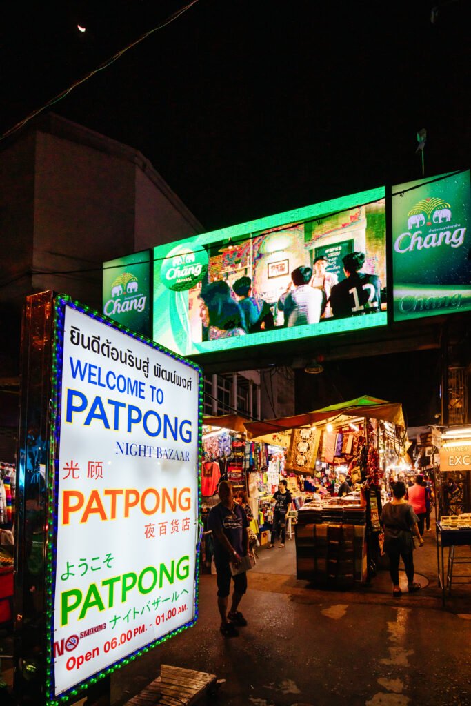 Patpong Area in Bangkok Thailand