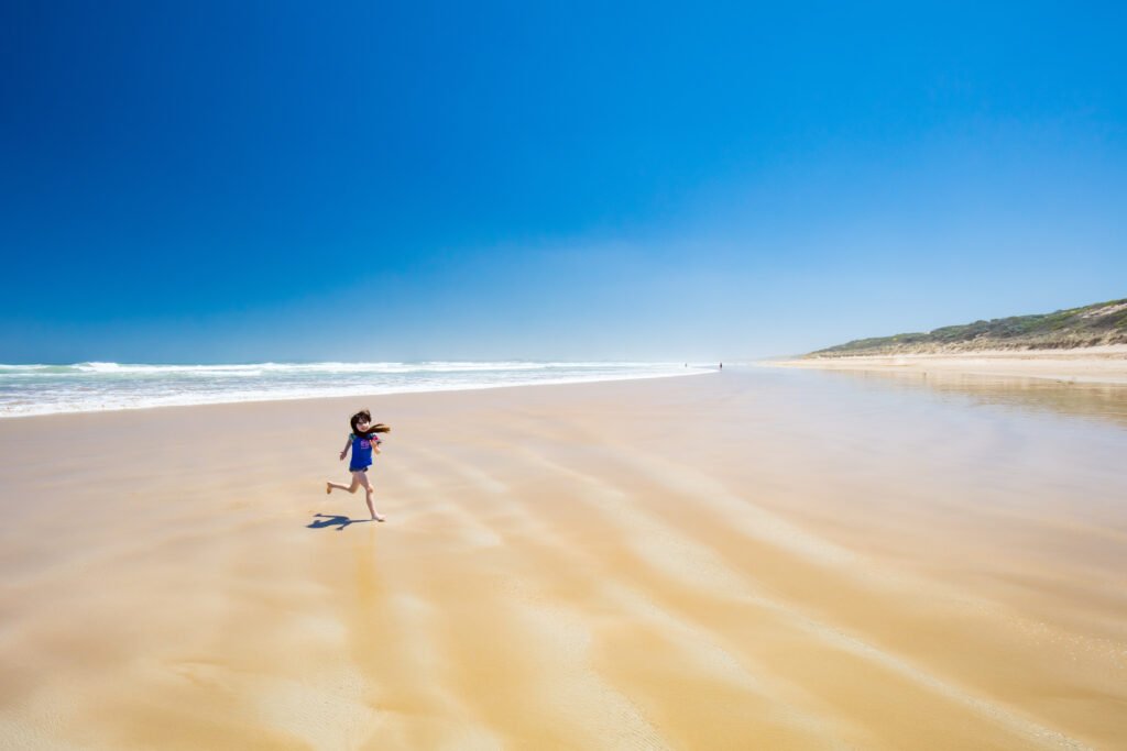 Happy Kids on Beach