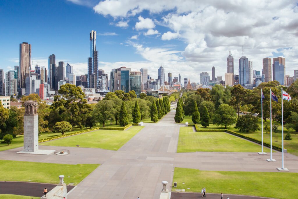 View of Melbourne CBD