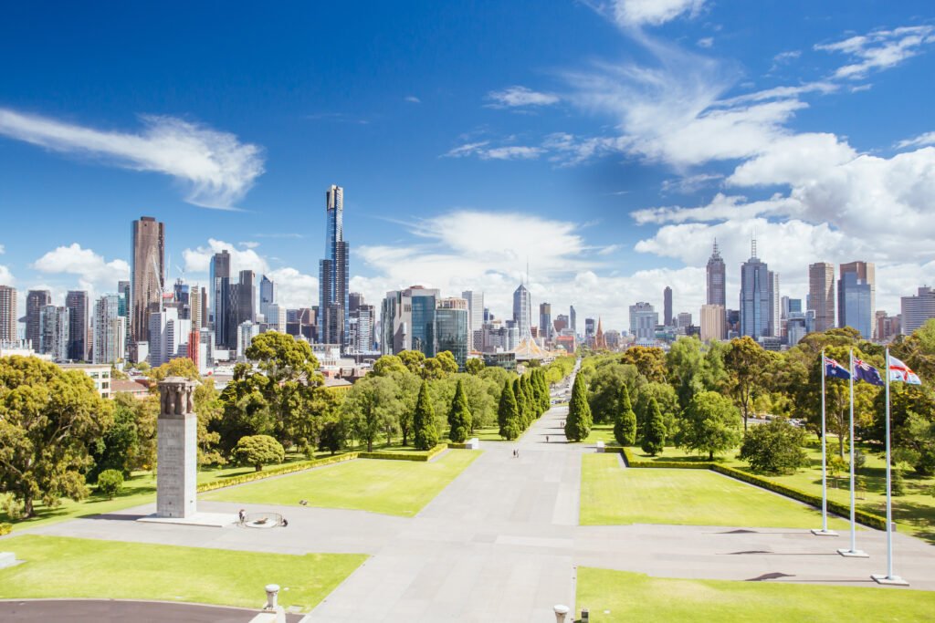View of Melbourne CBD