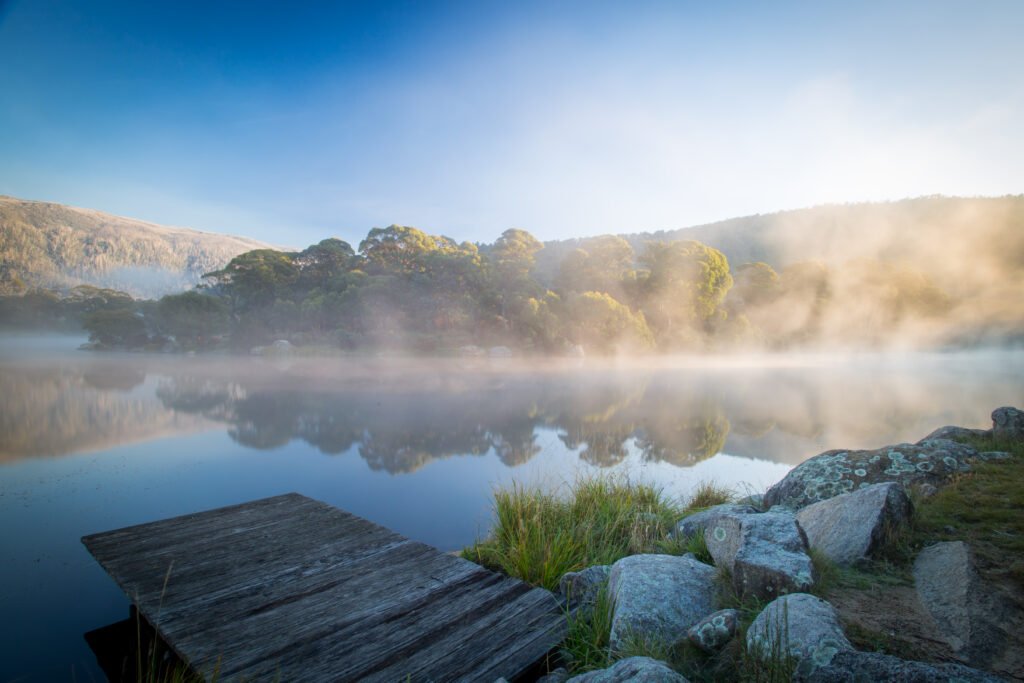 Morning at Lake Crackenback Morning at Lake Crackenback