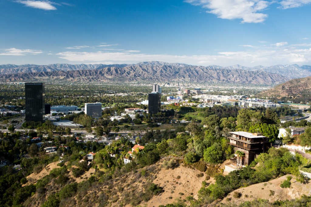View over Burbank