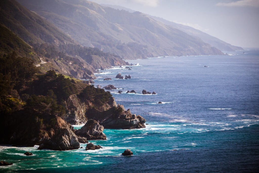 Big Sur View Along The Pacific Coastline