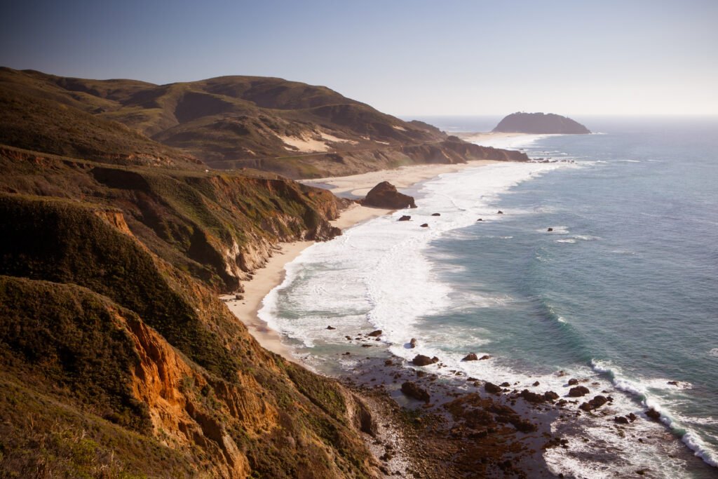 Big Sur View Out To Sea