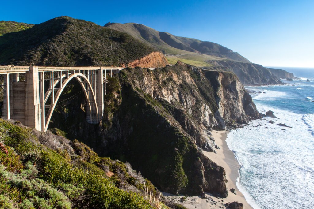 Bixby Bridge and Coastline at Big Sur