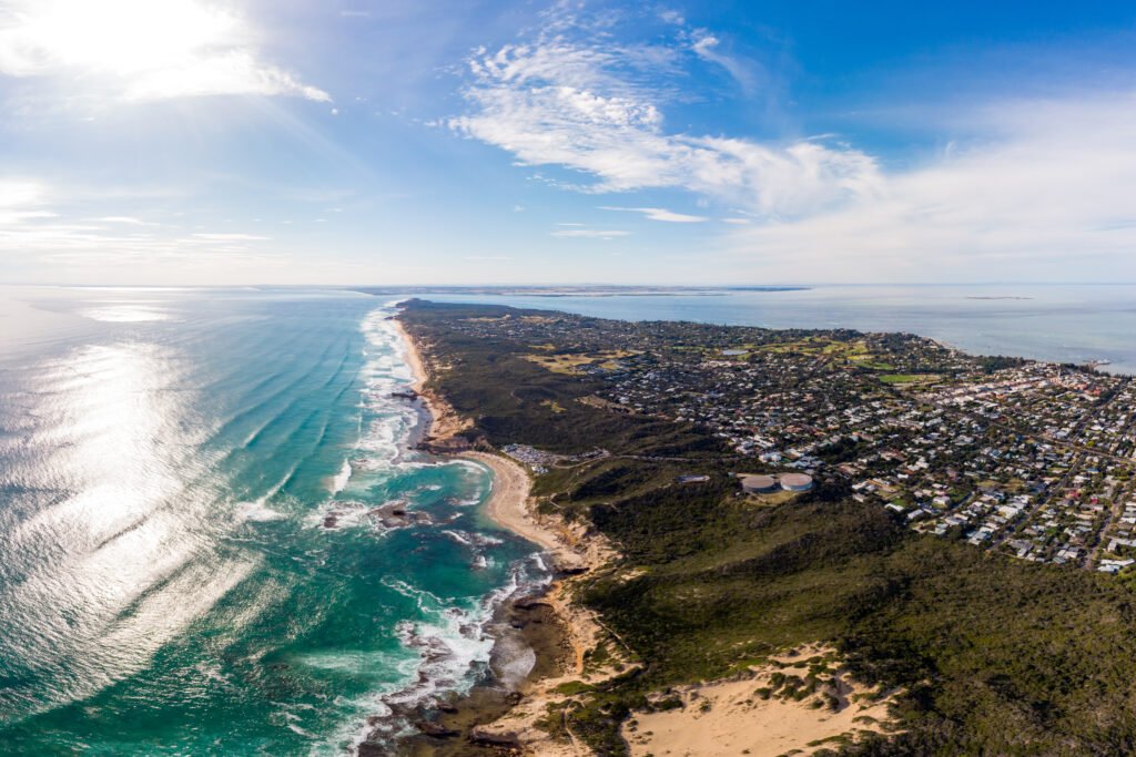 Aerial View of Point Nepean Australia