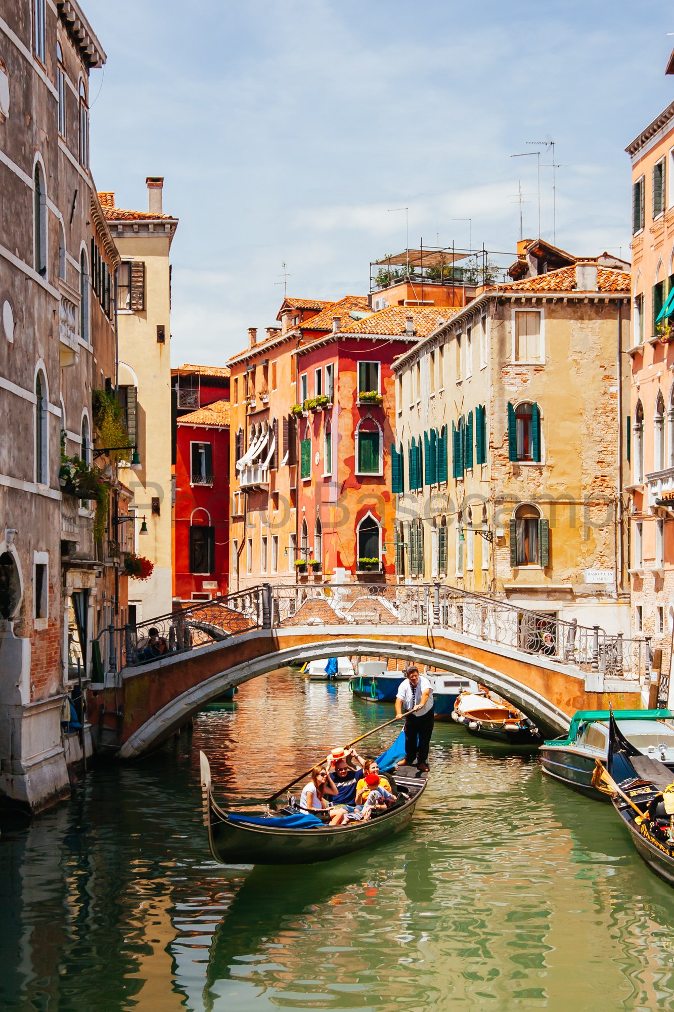 Venetian Gondolas in Venice Italy Venetian Gondolas in Venice Italy