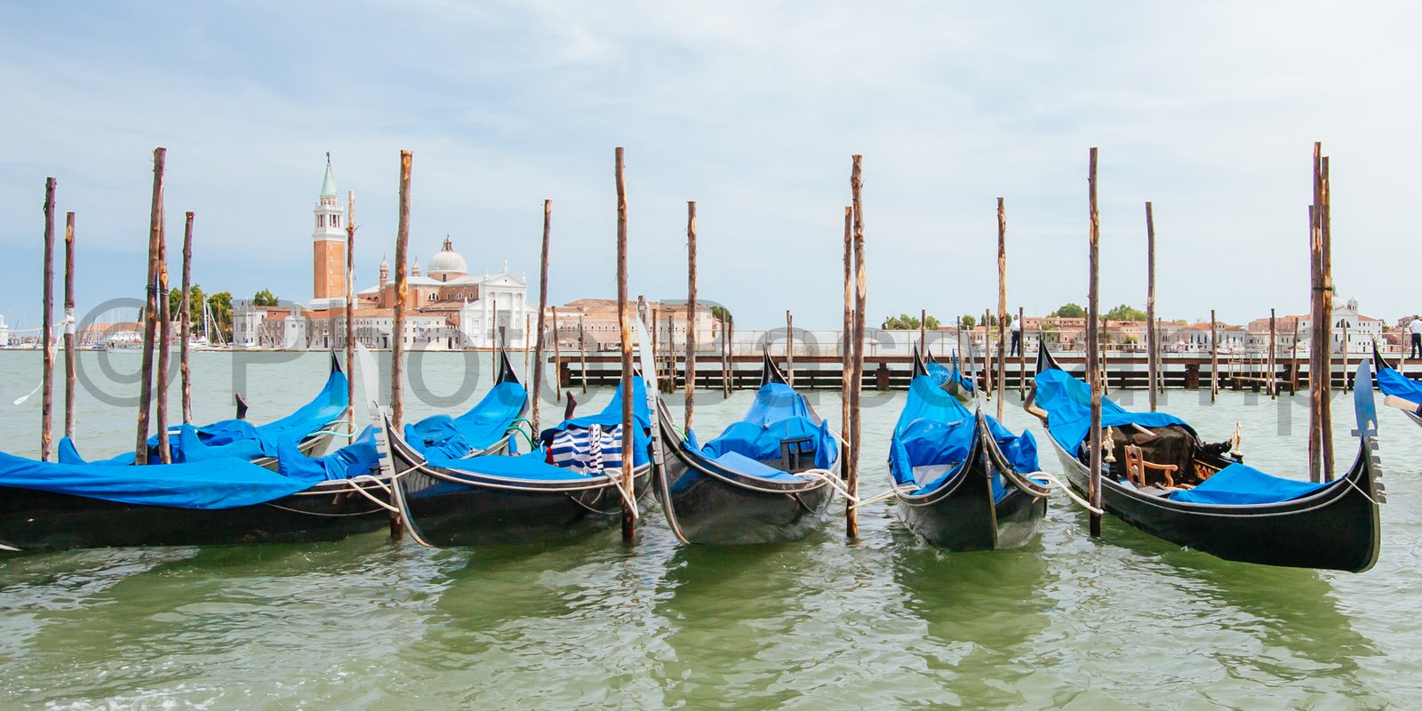 Moored Gondolas Moored Gondolas